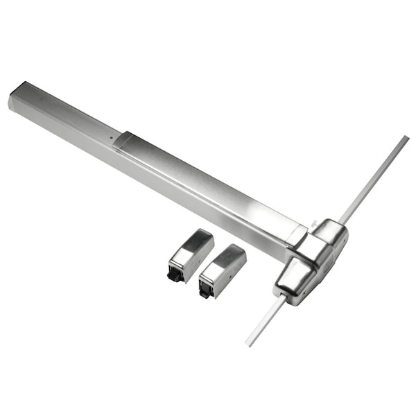 Grade 1 Surface Vertical Rod Exit Bar, Wide Stile Pushpad, 36-in Panic Device, 84-in Door Height, Ex